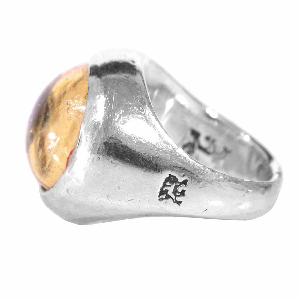 ALEX STREETER アレックスストリーター EYE RING エンジェル アイ リング シルバー系 18～19号程度【中古】