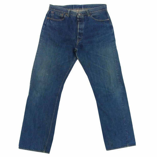 WAREHOUSE ウエアハウス lot 1000 黄耳 ボタンフライ デニム パンツ インディゴブルー系 サイズ表記なし(W36程度)【中古】