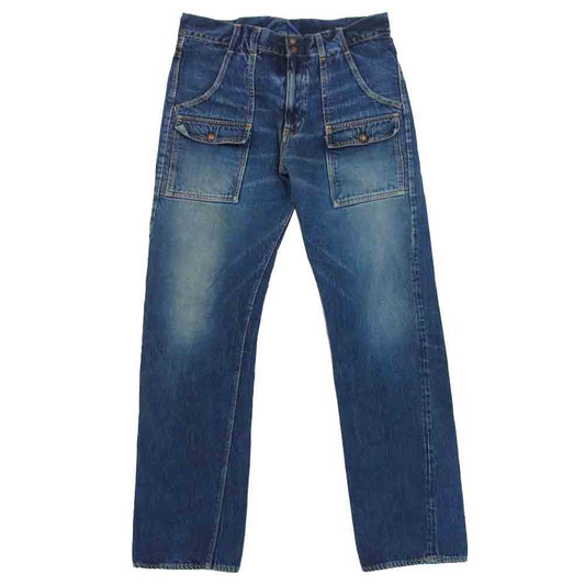 FULLCOUNT フルカウント 1246 Bush Pants 6ポケット ブッシュ デニム パンツ インディゴブルー系 36【中古】