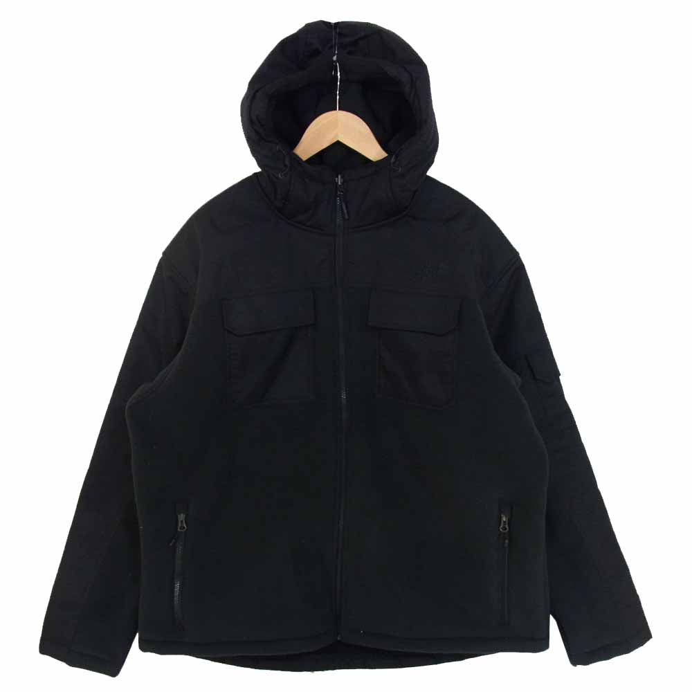 THE NORTH FACE ノースフェイス NF0A3LFE SALINAS HOODED JACKET ナイロン フリース フーデッド ジャケット ブラック系 XL【美品】【中古】