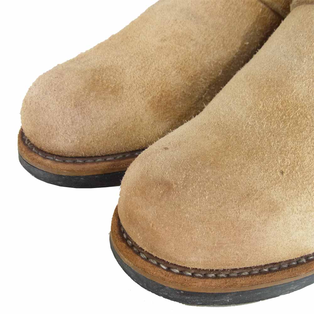 RED WING レッドウィング 8268 スエード エンジニア ブーツ ベージュ系 サイズ表記無(内寸約25cm)【中古】