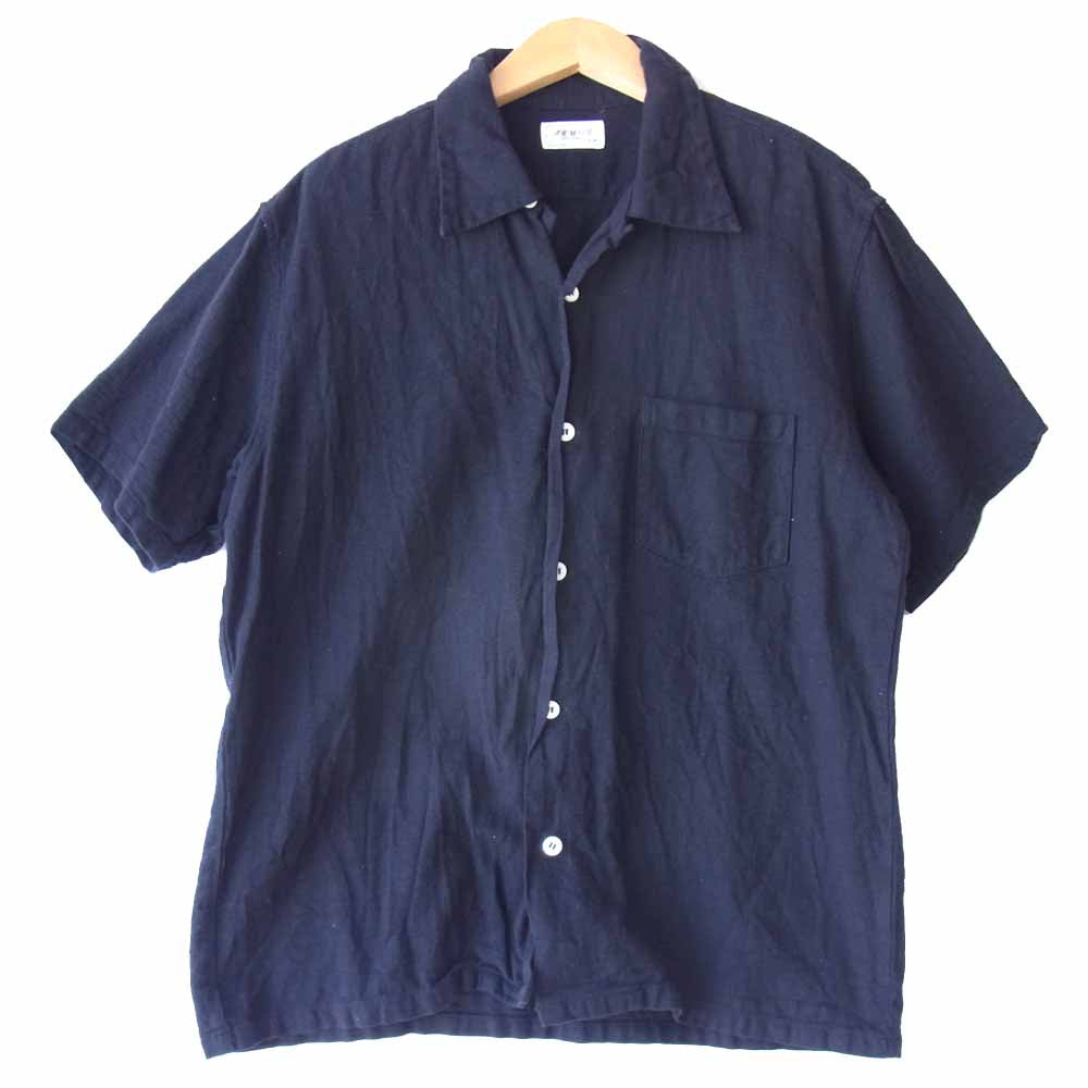 The REAL McCOY'S ザリアルマッコイズ JOE McCOY ジョー マッコイ コットン 半袖 シャツ ブラック系 L【中古】