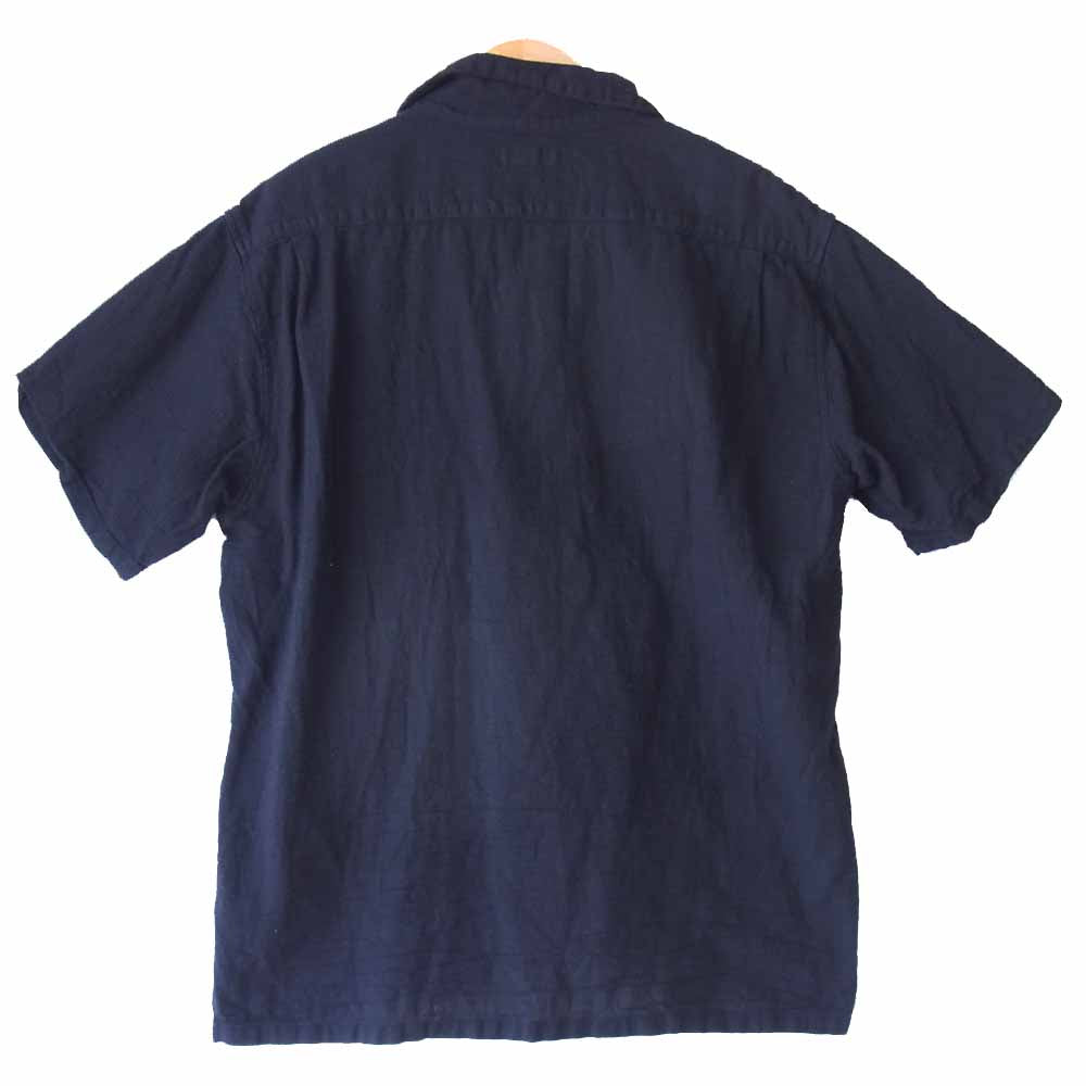 The REAL McCOY'S ザリアルマッコイズ JOE McCOY ジョー マッコイ コットン 半袖 シャツ ブラック系 L【中古】