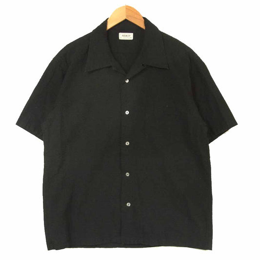 The REAL McCOY'S ザリアルマッコイズ JM PANAMA SHIRT S/S 半袖 パナマシャツ ブラック系 XL【中古】