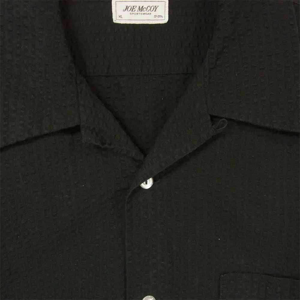 The REAL McCOY'S ザリアルマッコイズ JM PANAMA SHIRT S/S 半袖 パナマシャツ ブラック系 XL【中古】