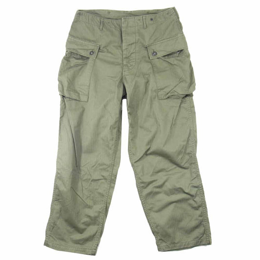 The REAL McCOY'S ザリアルマッコイズ U.M.S.C. HBT ヘリンボーン ツイル P-44 モンキー トラウザー パンツ カーキ系 34【中古】