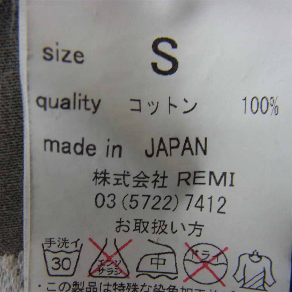 REMI RELIEF レミレリーフ RN161936251B2 フワラー刺繍 ミリタリー シャツ ジャケット カーキ系 S【中古】