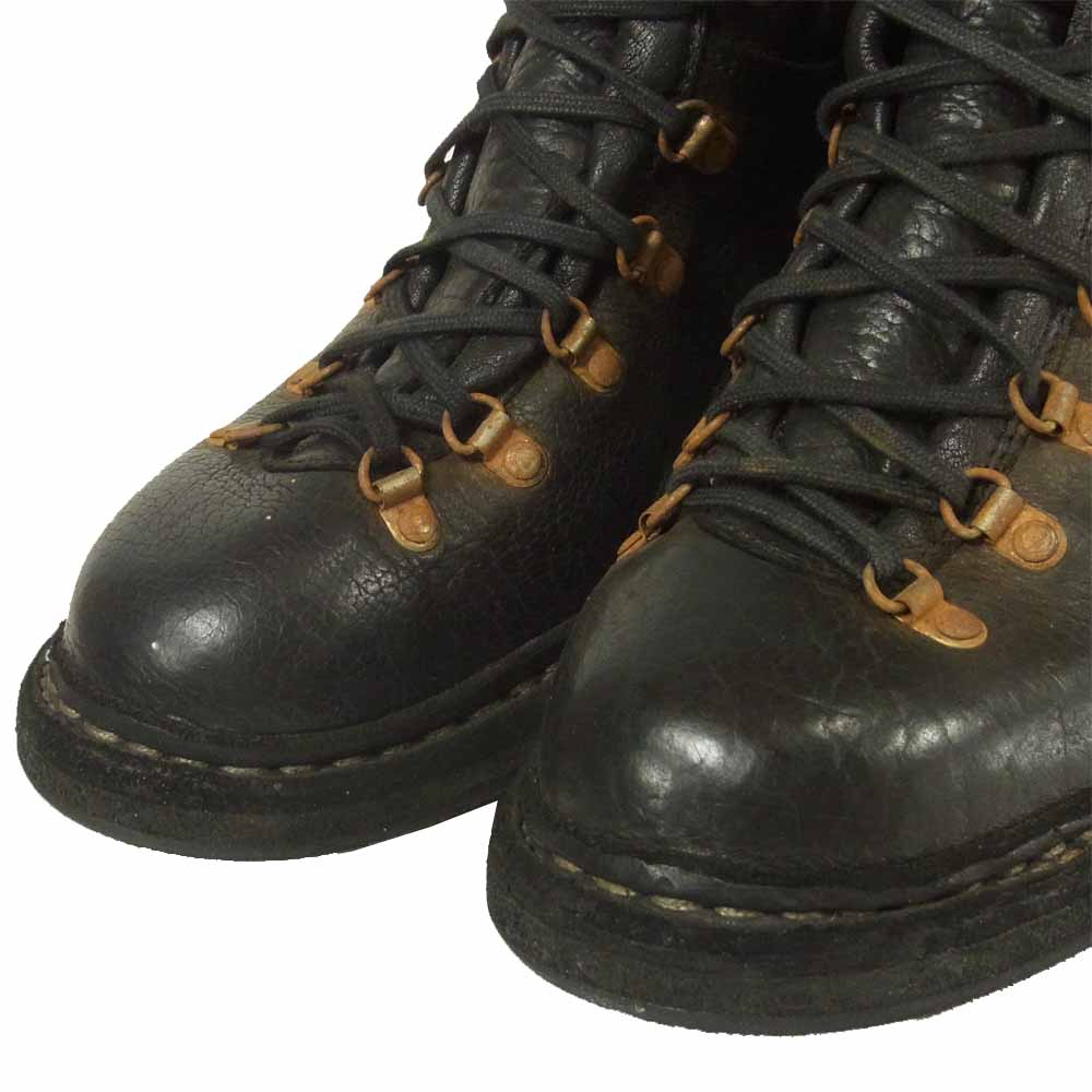 GUIDI グイディ GOAT FULL GRAIN ゴートレザー トレッキング ブーツ ブラック系 41【新古品】【未使用】【中古】