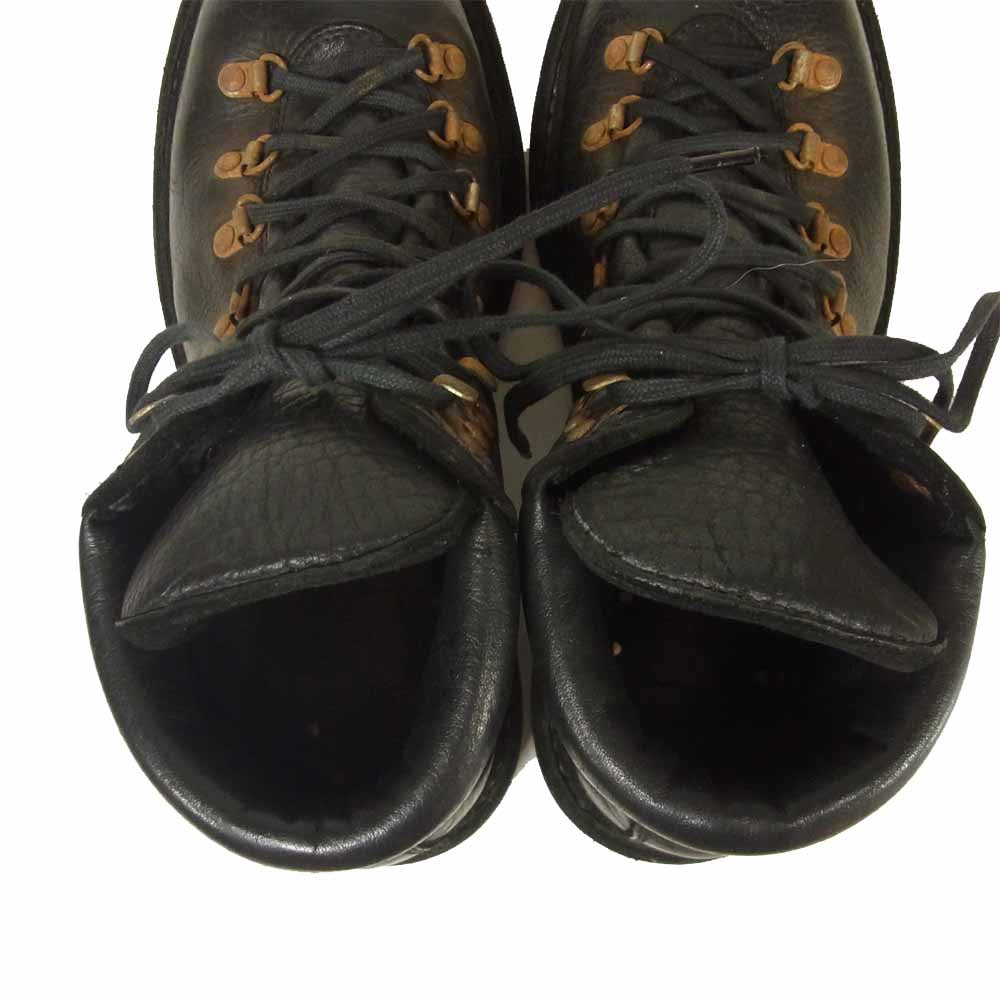 GUIDI グイディ GOAT FULL GRAIN ゴートレザー トレッキング ブーツ ブラック系 41【新古品】【未使用】【中古】
