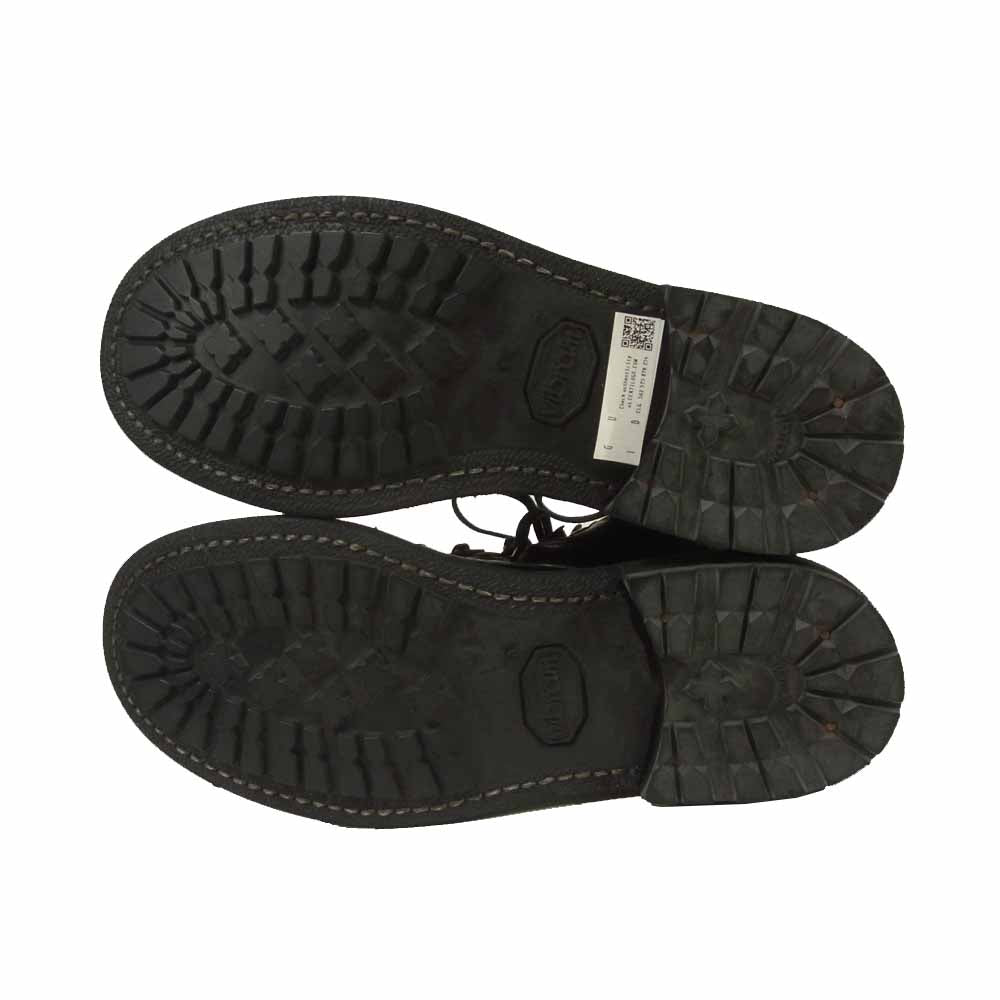 GUIDI グイディ GOAT FULL GRAIN ゴートレザー トレッキング ブーツ ブラック系 41【新古品】【未使用】【中古】