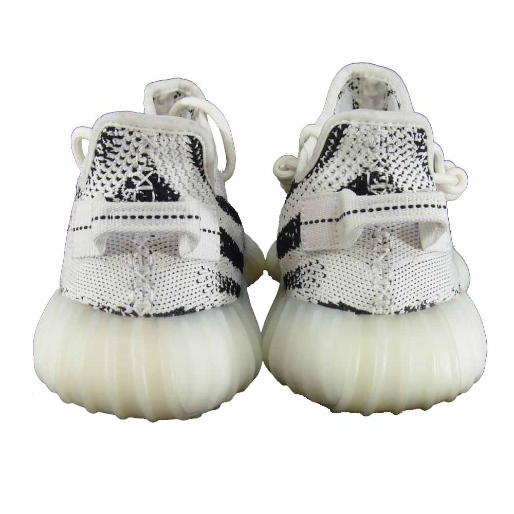 イージーブースト CP9654  350 V2 ZEBRA ゼブラ スニーカー 25.5cm UK7 ホワイト系 US7.5【新古品】【未使用】【中古】
