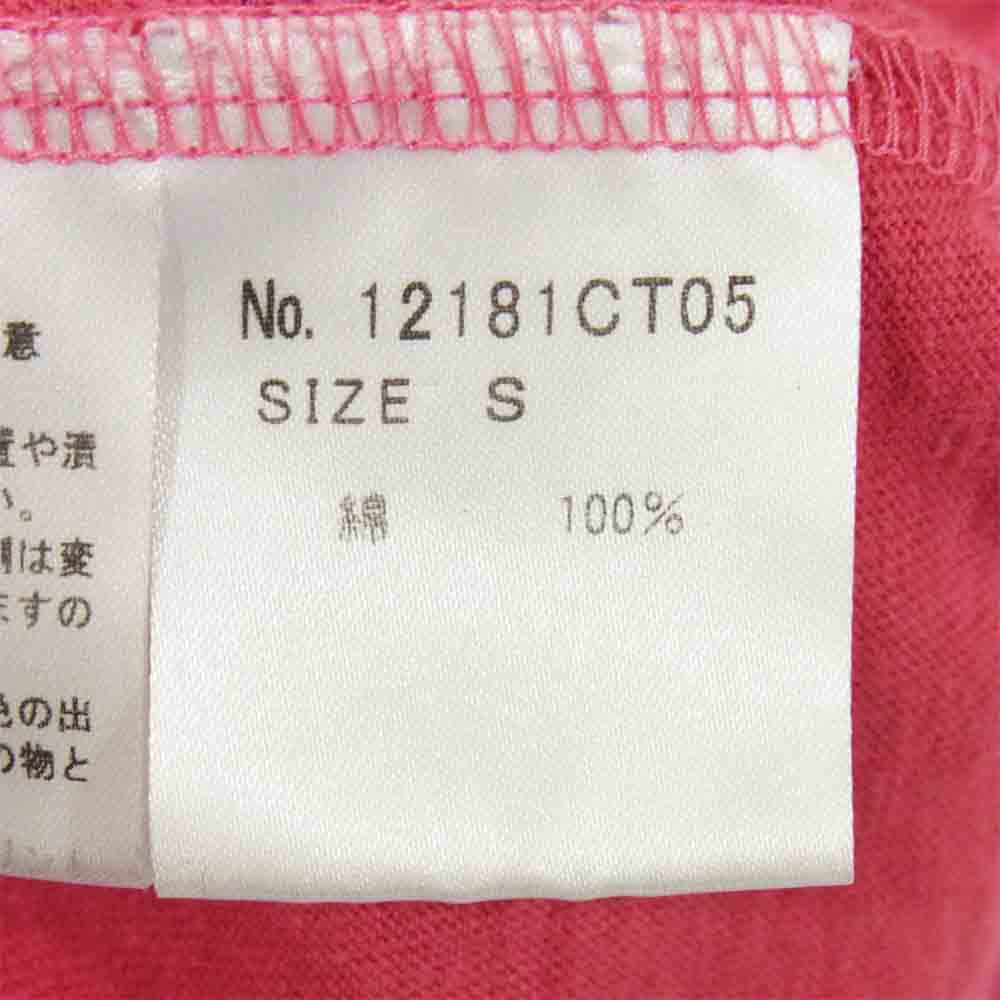 HYSTERIC GLAMOUR ヒステリックグラマー 12181CT05230 HYS RABBIT HEAD pt T-SH ヒスラビットヘッド プリントTシャツ ピンク系 S【中古】