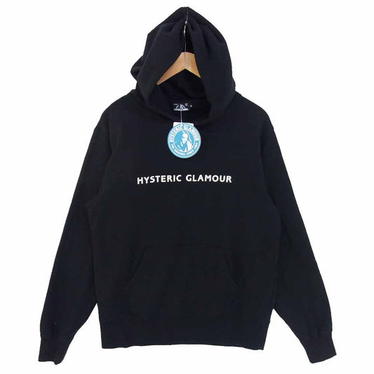 HYSTERIC GLAMOUR ヒステリックグラマー 02203CF11 GUITAR GIRL ギターガール プルオーバー バックプリント ブラック系 M【美品】【中古】