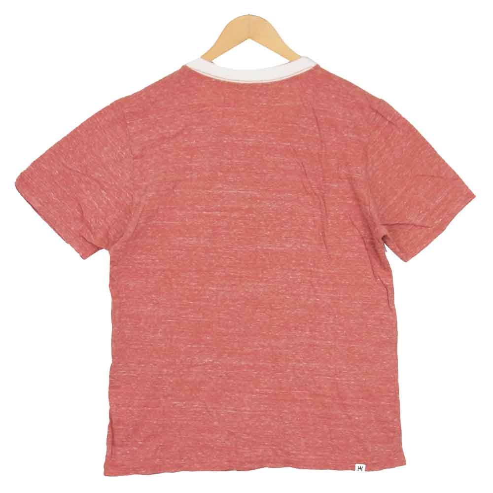 HYSTERIC GLAMOUR ヒステリックグラマー 02182CT03 HYS TRAP プリント Vネック 半袖 Tシャツ レッド系 L【中古】