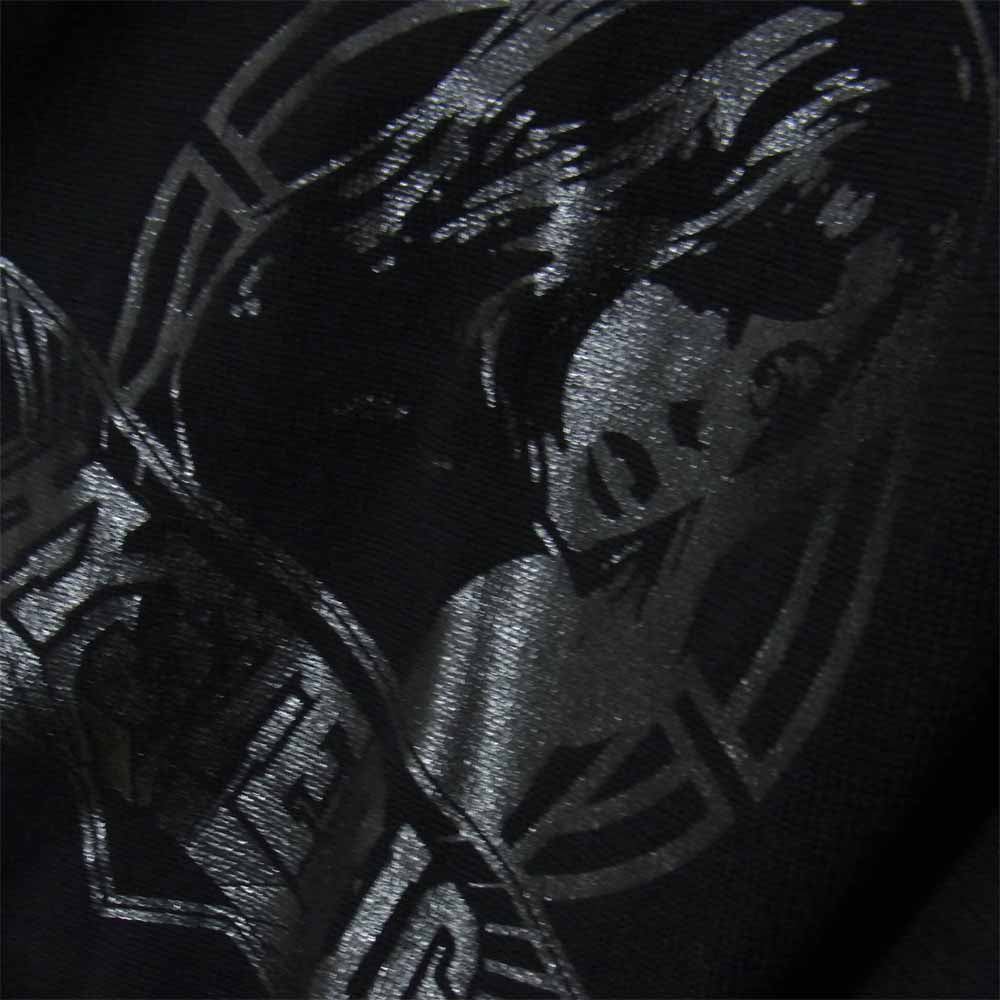HYSTERIC GLAMOUR ヒステリックグラマー 02191ND03 SCRATCH pt スクラッチ プリント カーディガン ブラック系 M【新古品】【未使用】【中古】