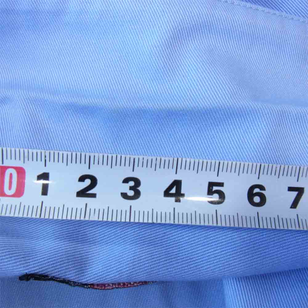 Supreme シュプリーム 17AW 02173ZI11 HYSTERIC GLAMOUR ヒステリックグラマー S/S Work Shirt 半袖 ワーク シャツ ブルー系 S【中古】