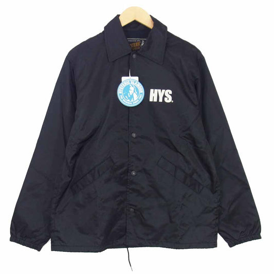HYSTERIC GLAMOUR ヒステリックグラマー 02183AB18 プリント コーチ ジャケット ブラック系 L【新古品】【未使用】【中古】