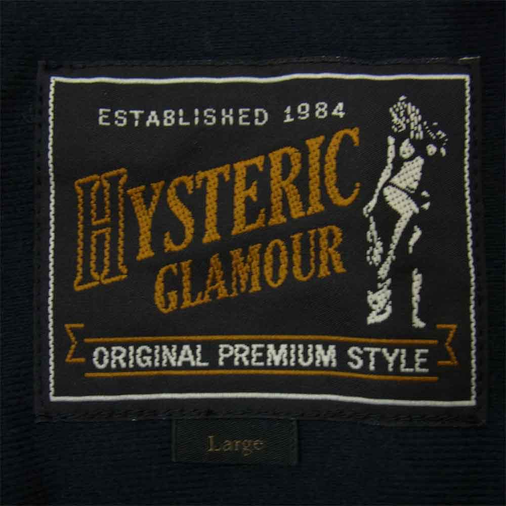 HYSTERIC GLAMOUR ヒステリックグラマー 02183AB18 プリント コーチ ジャケット ブラック系 L【新古品】【未使用】【中古】