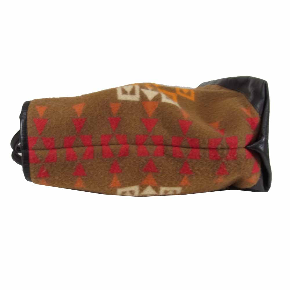 The REAL McCOY'S ザリアルマッコイズ JOE McCOY ジョー マッコイ NATIVE WOOL BLANKET TOTE BAG ネイティブ ウール ブランケット トート バッグ ブラウン系【中古】