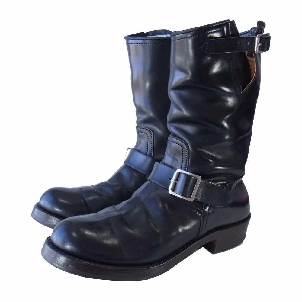 The REAL McCOY'S ザリアルマッコイズ 112-3581 BUCO ブコ ホースハイド エンジニア ブーツ ブラック系 9.5【中古】