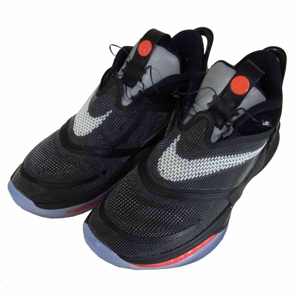 NIKE ナイキ BQ5397-001 ADAPT アダプト スニーカー UK10 29cm Black/WhiteBrightCrimson US11【中古】