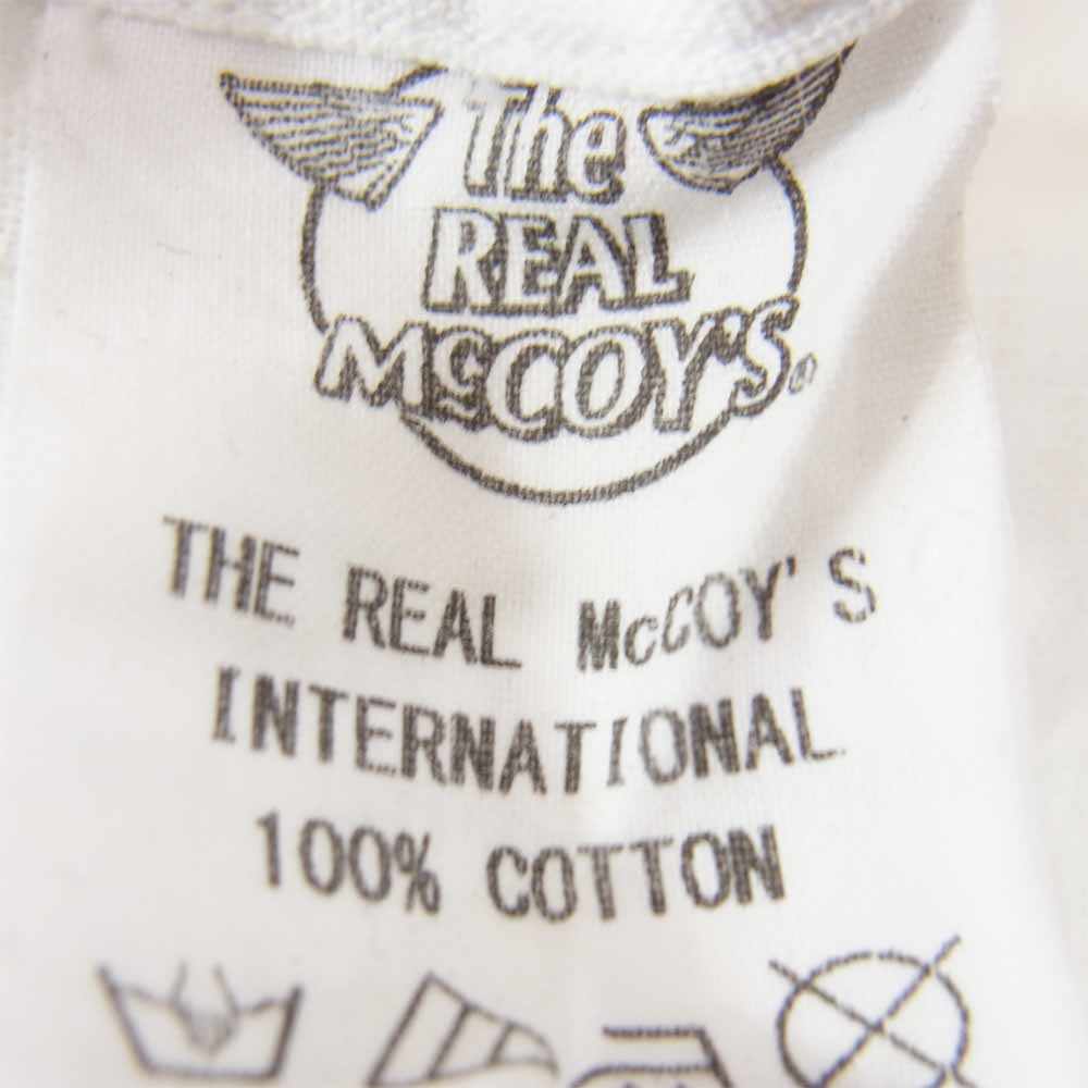 The REAL McCOY'S ザリアルマッコイズ double diamond ダブルダイヤモンド BAND COLLAR SHIRT バンドカラー ノーカラー シャツ ホワイト系 16【中古】