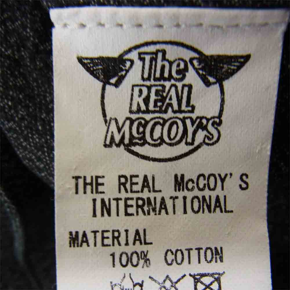 The REAL McCOY'S ザリアルマッコイズ JOE McCOY ジョー マッコイ 8HOUR UNION カバーオール ワーク ジャケット ブラック系 33【中古】