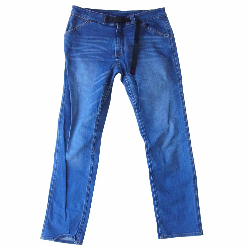 Gramicci グラミチ ストレッチ デニム イージーパンツ インディゴブルー系 L【中古】