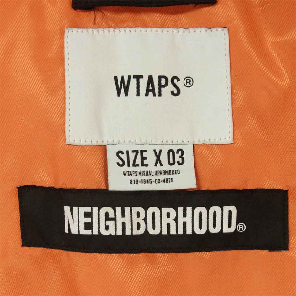 WTAPS ダブルタップス 201BRDT-JKM02 ネイバーフッド NEIGHBORHOOD WI.VE JACKET ジャケット ブラック系 3【美品】【中古】