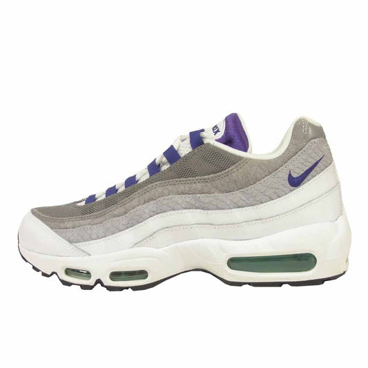 NIKE ナイキ AO2450-101 AIR MAX 95 LV8 エアマックス 95 エレベイト スニーカー グレー系 パープル系 ホワイト系 28cm【新古品】【未使用】【中古】