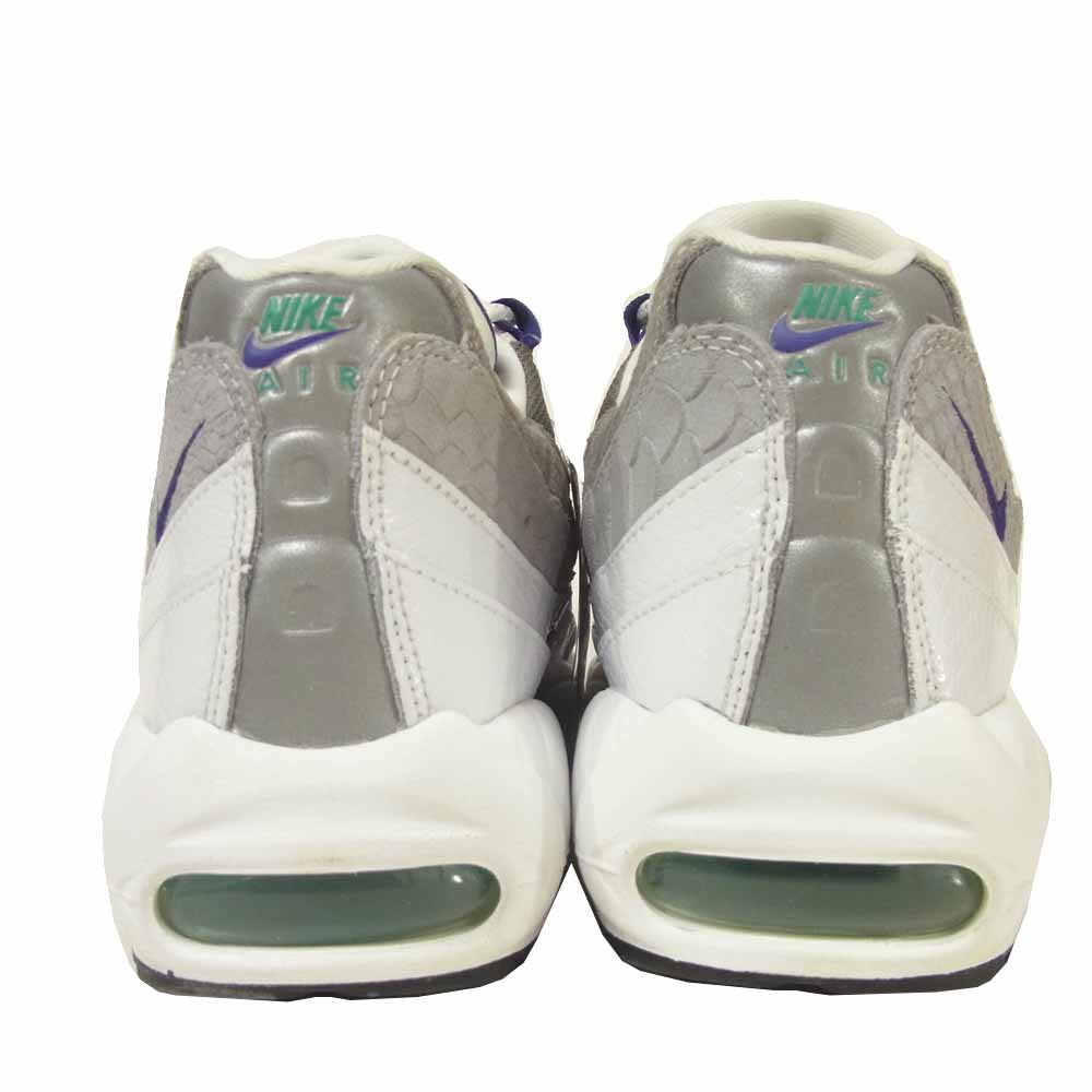 NIKE ナイキ AO2450-101 AIR MAX 95 LV8 エアマックス 95 エレベイト スニーカー グレー系 パープル系 ホワイト系 28cm【新古品】【未使用】【中古】