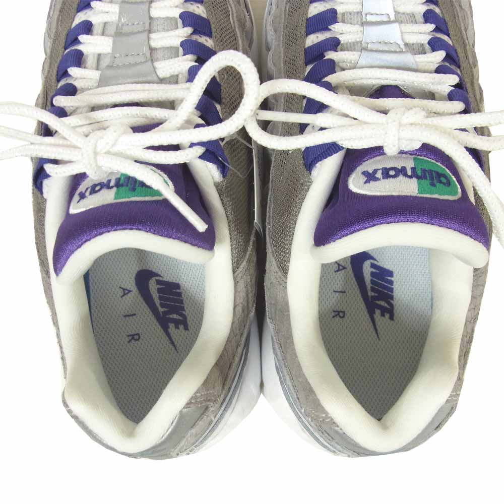 NIKE ナイキ AO2450-101 AIR MAX 95 LV8 エアマックス 95 エレベイト スニーカー グレー系 パープル系 ホワイト系 28cm【新古品】【未使用】【中古】