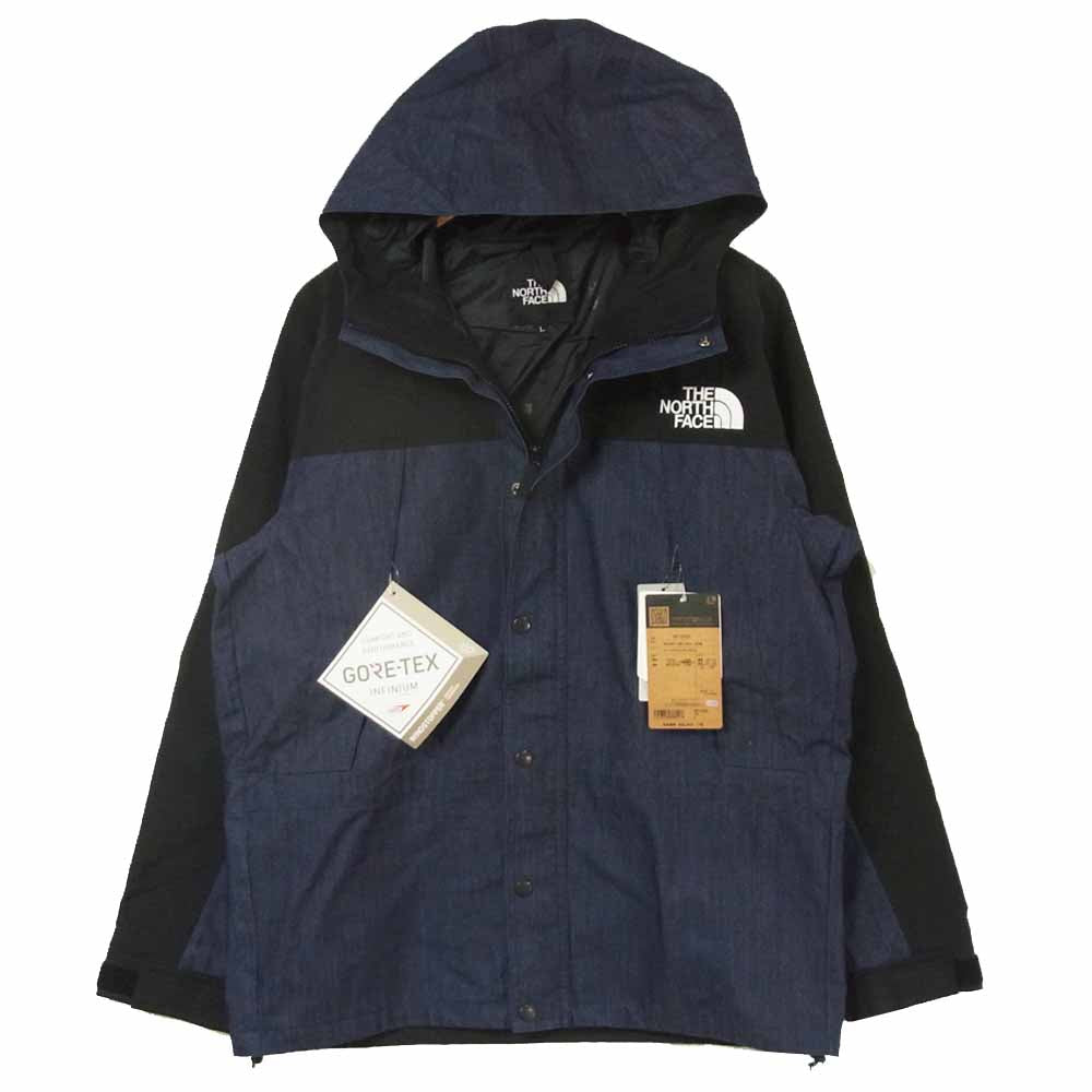 THE NORTH FACE ノースフェイス NP12032 MOUNTAIN LIGHT DENIM JACKET マウンテン ライト デニム ジャケット インディゴブルー系 L【新古品】【未使用】【中古】