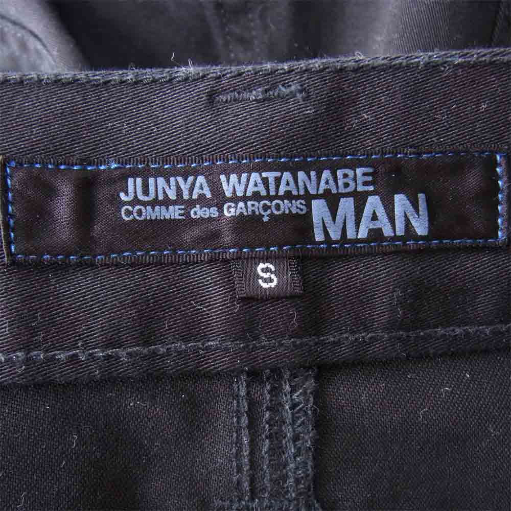 JUNYA WATANABE COMME des GARCONS ジュンヤワタナベコムデギャルソン 20AW WF-P016 後染め立体裁断チノパンツ ブラック系 S【新古品】【未使用】【中古】