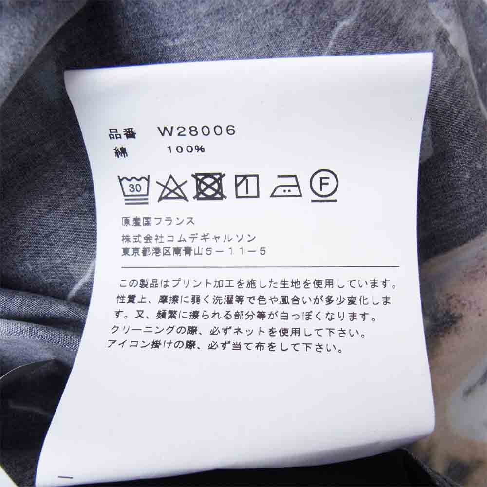COMME des GARCONS コムデギャルソン 20AW W28006-1 × フューチュラ Futura Print Shirt グラフィック プリント シャツ ブラック系 S【新古品】【未使用】【中古】