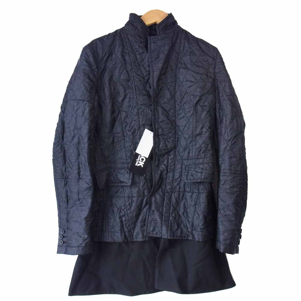 BLACK COMME des GARCONS ブラックコムデギャルソン 1B-J012 キルティング ドッキング リバーシブル ジャケット ブラック系 S【新古品】【未使用】【中古】