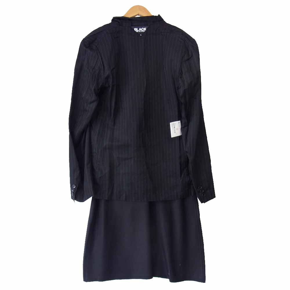 BLACK COMME des GARCONS ブラックコムデギャルソン 1B-J006 コートドッキングリバーシブルジャケット ブラック系 L【新古品】【未使用】【中古】