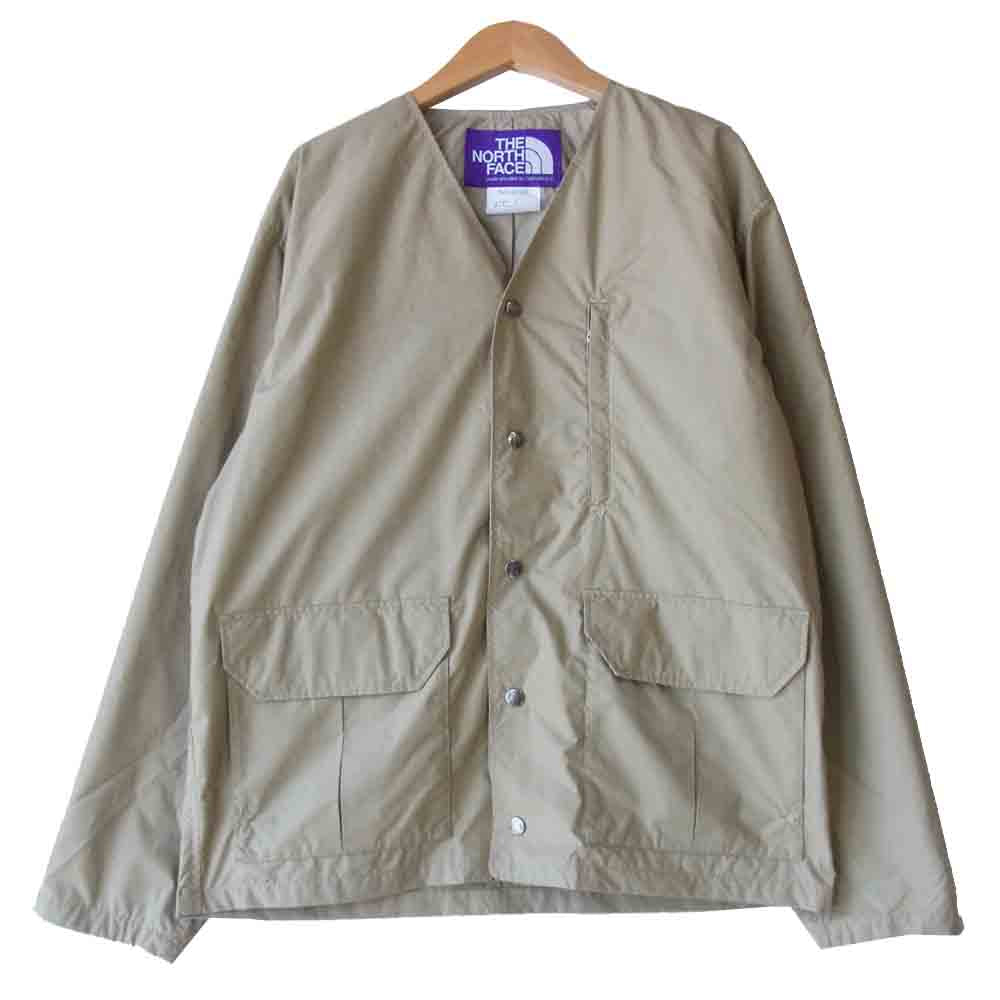 THE NORTH FACE ノースフェイス NP2102N PURPLE LABEL パープルレーベル MIDWEIGHT 65/35 ミッドウェイト ホッパー フィールド カーディガン ベージュ系 M【新古品】【未使用】【中古】