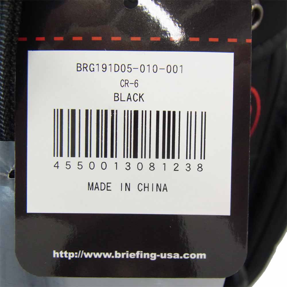 BRIEFING ブリーフィング BRG191D05 CR-6 ゴルフバック キャディバッグ BLACK【新古品】【未使用】【中古】