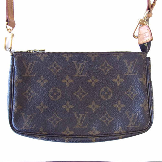 LOUIS VUITTON ルイ・ヴィトン M40712 ポシェット アクセソワール モノグラム バッグ ブラウン系【中古】