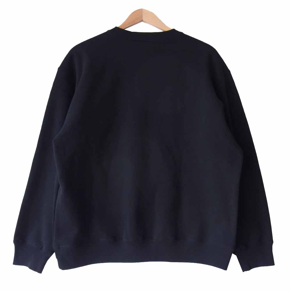 Supreme シュプリーム 21SS Stacked Crewneck スタックド クルーネック ブラック系 M【新古品】【未使用】【中古】