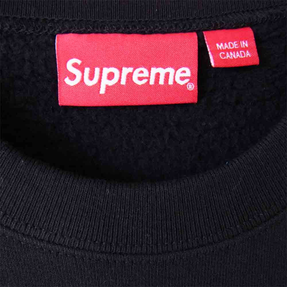 Supreme シュプリーム 21SS Stacked Crewneck スタックド クルーネック ブラック系 M【新古品】【未使用】【中古】