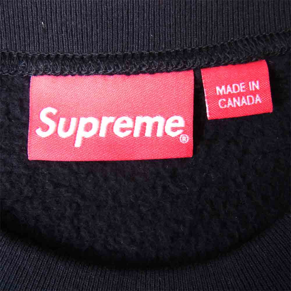 Supreme シュプリーム 21SS Stacked Crewneck スタックド クルーネック ブラック系 M【新古品】【未使用】【中古】