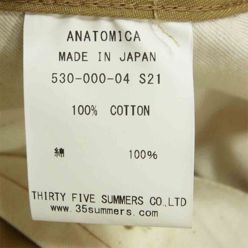 アナトミカ  530-000-04 CHINO II コットン チノパンツ ベージュ系 29【新古品】【未使用】【中古】