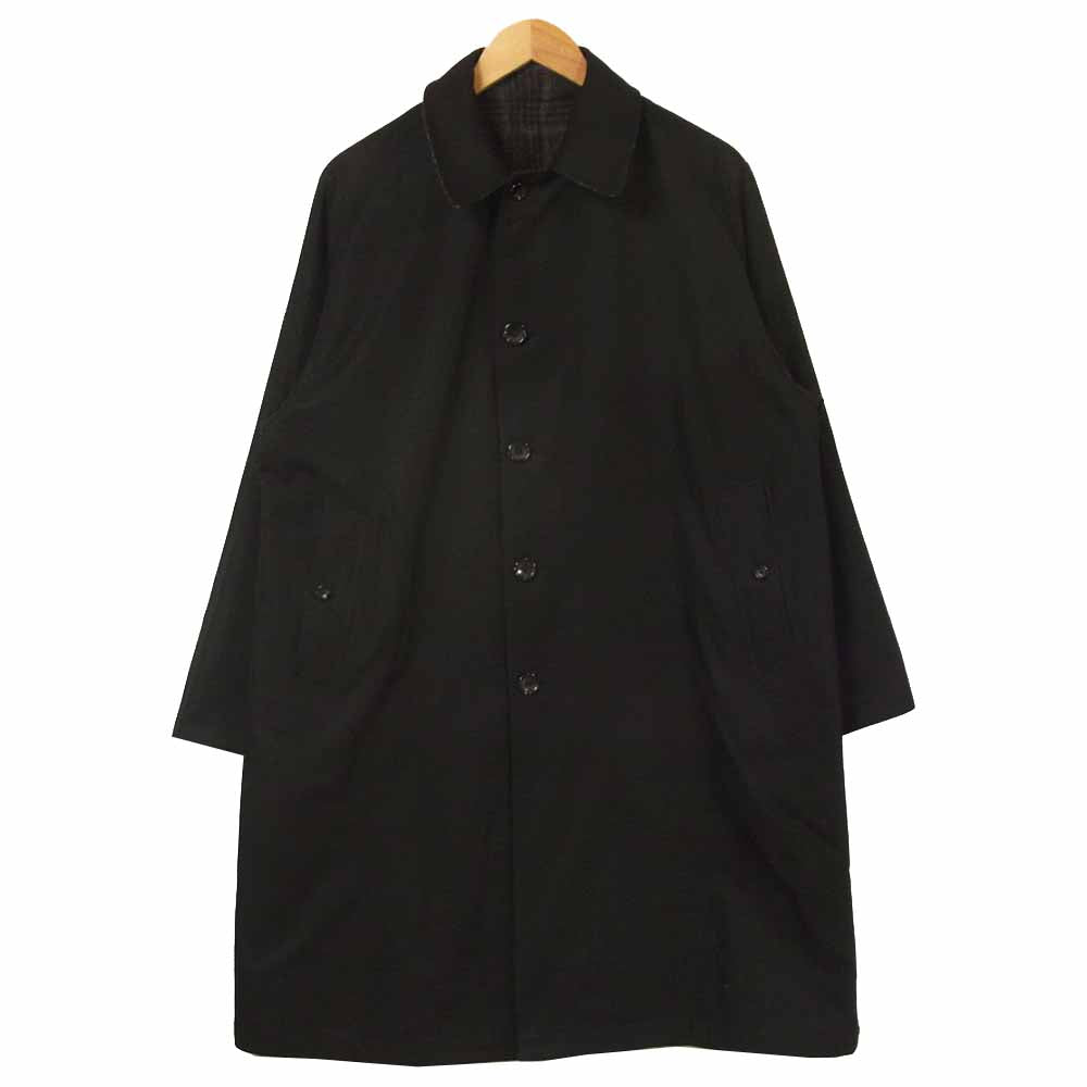 アナトミカ  20AW 530-552-02 SINGLE RAGLAN II シングルラグランコート リバーシブル ブラック系 46【新古品】【未使用】【中古】