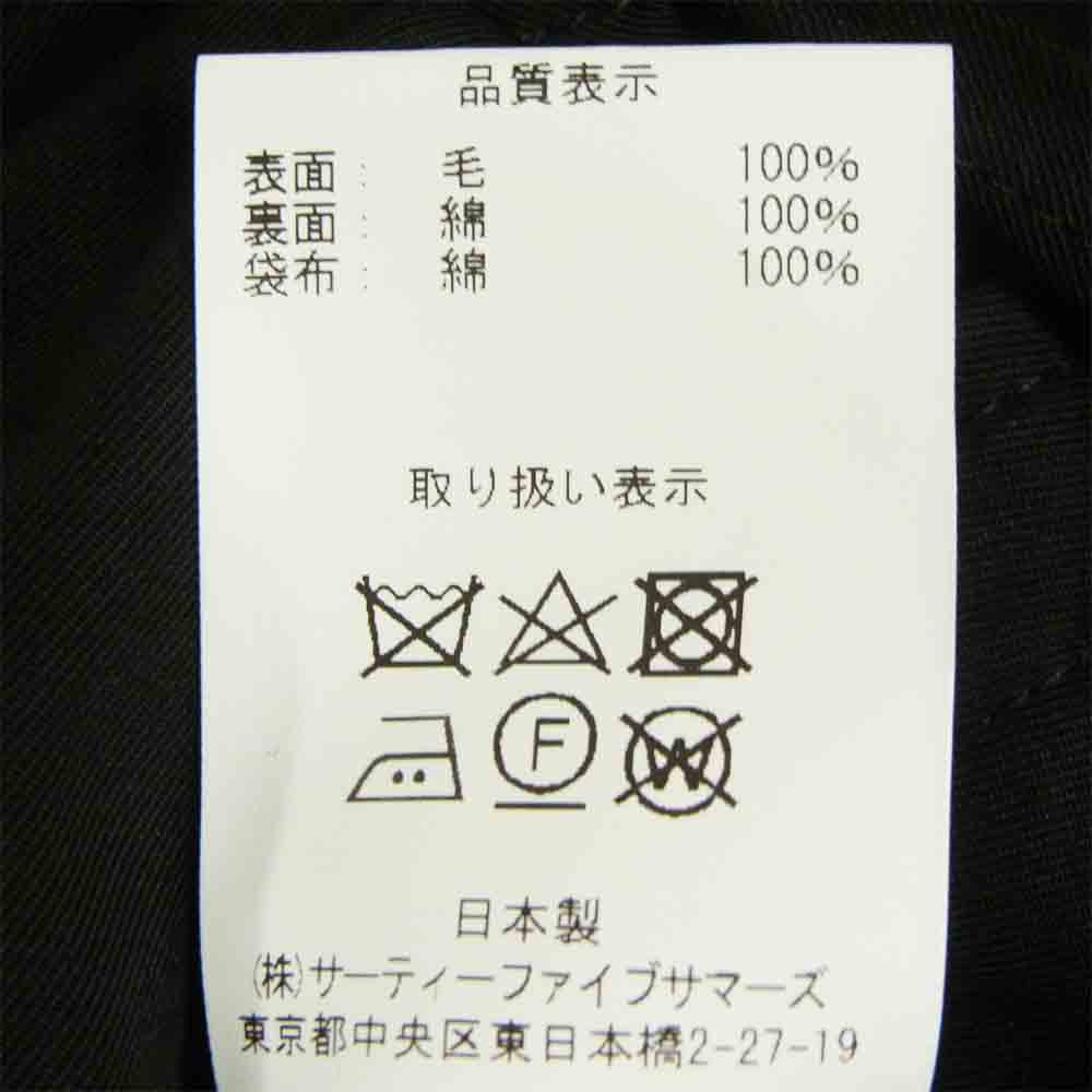 アナトミカ  20AW 530-552-02 SINGLE RAGLAN II シングルラグランコート リバーシブル ブラック系 46【新古品】【未使用】【中古】