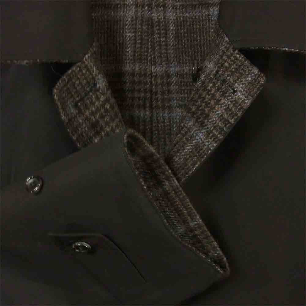 アナトミカ  20AW 530-552-02 SINGLE RAGLAN II シングルラグランコート リバーシブル ブラック系 46【新古品】【未使用】【中古】