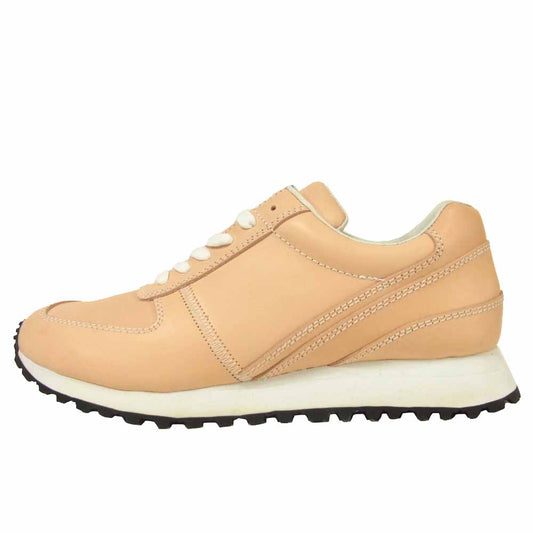 イサムカタヤマ バックラッシュ 632-03 STEER LEATHER ステアレザー スニーカー NATURAL S【美品】【中古】