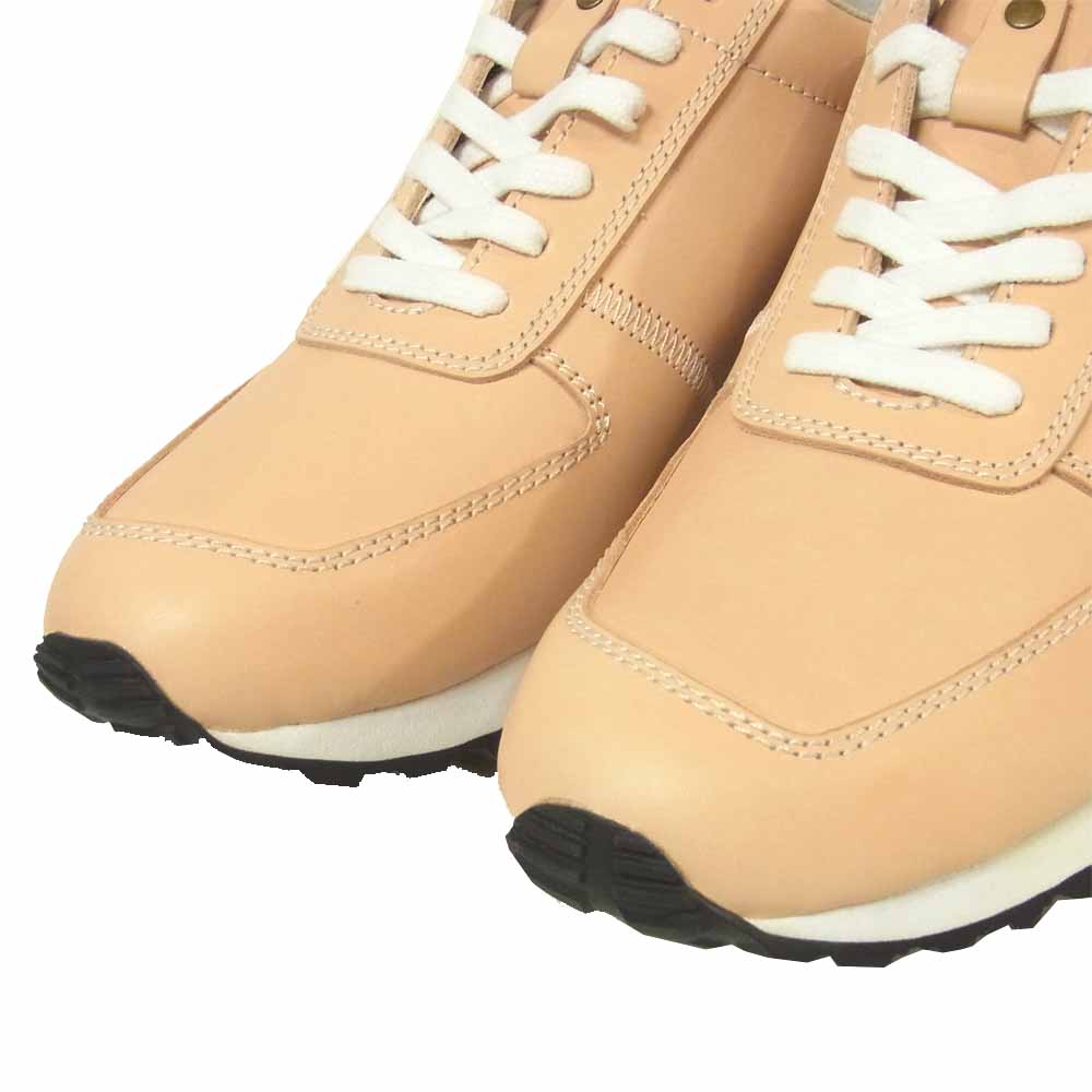 イサムカタヤマ バックラッシュ 632-03 STEER LEATHER ステアレザー スニーカー NATURAL S【美品】【中古】
