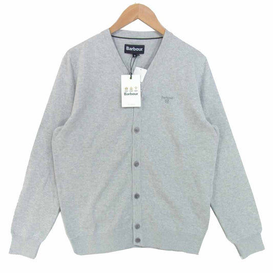 Barbour バブアー 21SS MKN1311 COTTON CARDIGAN コットン カーディガン グレー系 M【新古品】【未使用】【中古】